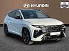 Hyundai TUCSON N Line S Plug-in Hybrid 1.6 T-GDi PHEV (252ps) Atlas White